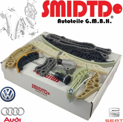 Kit Distribuciòn Arbol Admision Vw Jetta Mk6 2.0 Tsi 10-17