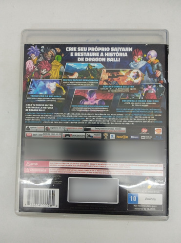 Dragon Ball Xenoverse Xv Do Ps3 (Usado)