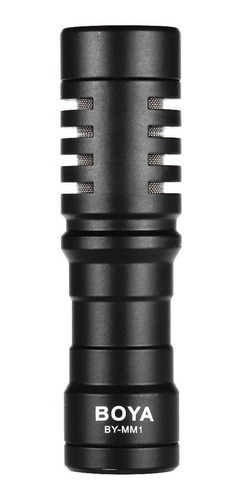 Micrófono Boya BY-MM1 condensador cardioide negro