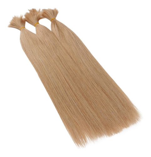 Cabello Humano Brasileño 100% De Color Claro, 100 G, 35 Cm,