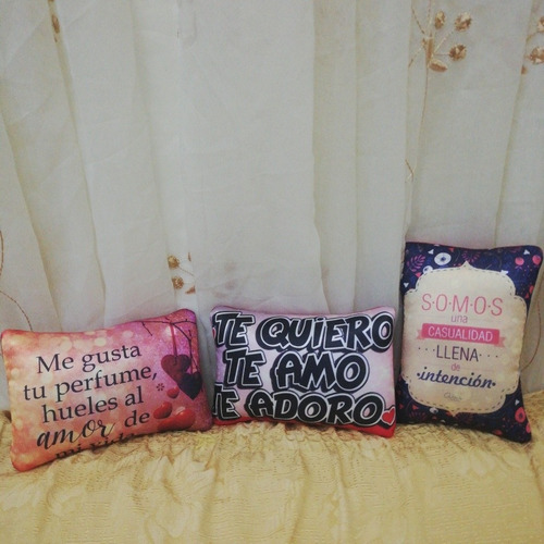 Imagen 9 de 10 de Cojines Para Cualquier Ocasion Dia De Los Enamorados Al Mayo