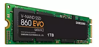 Ssd Samsung 860 Evo 1tb M.2 Sata Interno (mz-n6e1t0bw)