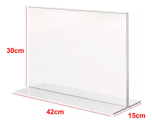 Display Mesa Acrilico Folha A3 T Horizontal 05 Uni