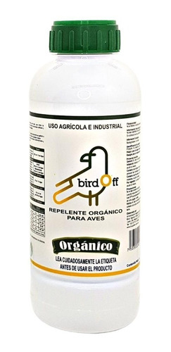 Birdoff Ahuyentador Repelente Natural De Aves, Pájaros 1 L.