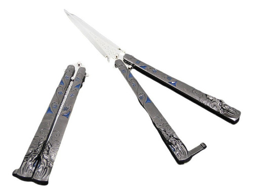 Cuchillo Butterfly Knife, De Juguete, No Daña Las Manos