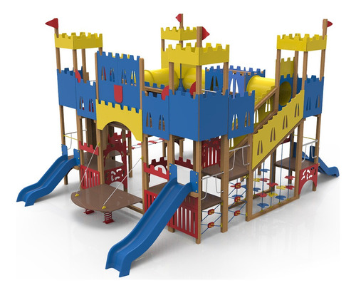 Parque Infantil Tipo Castillo Para Niños