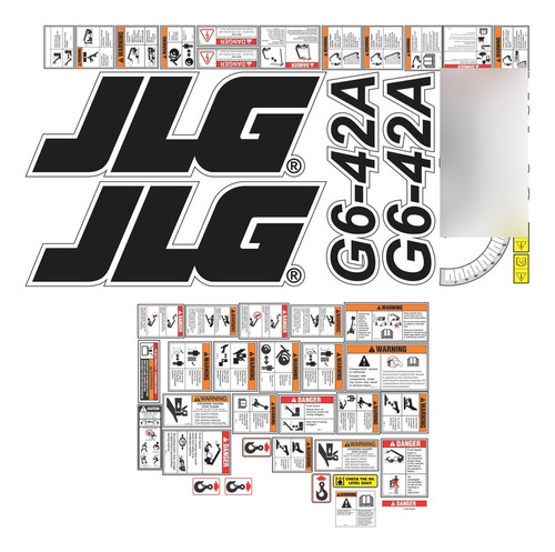 Calcomanias Elevador JLG G518a