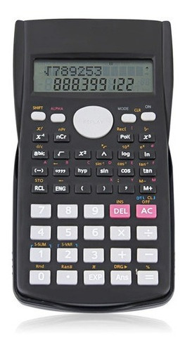 Calculadora Cientifica Pantalla Lcd 240 Funciones Color Negro