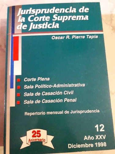 Libros Jurisprudencia Corte Suprema De Justicia. 12 T. (k40)