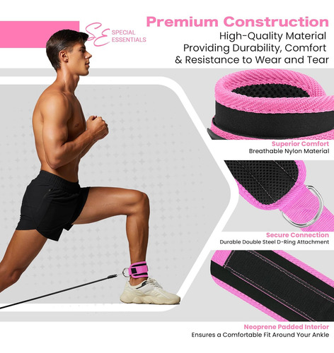 Correas De Tobillo Neopreno Ajustables Para Mujer - Máquina