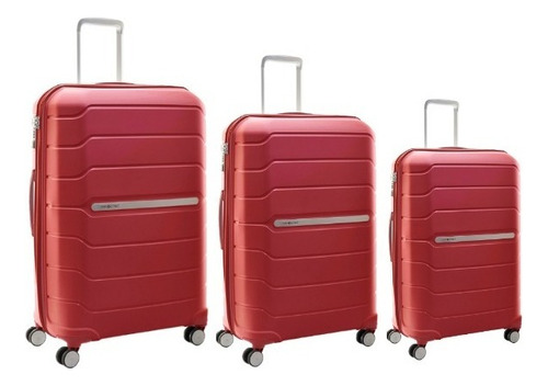 Set Valija X3 Samsonite Octolite Cabina, Mediana Y Grande