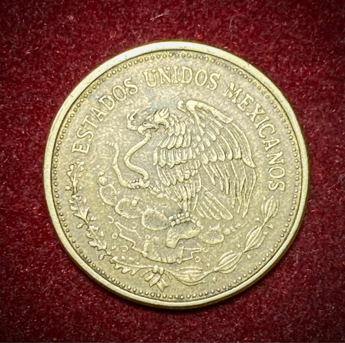 Moneda 100 Pesos Mexico 1989 Km 493 Carranza