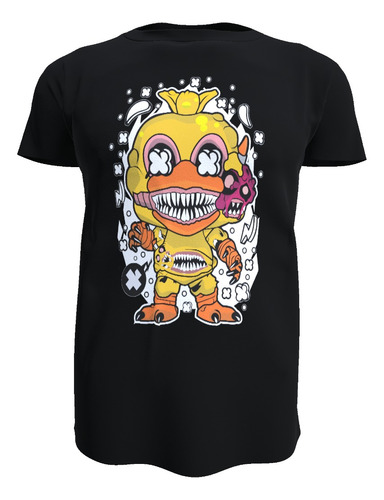 Polera Infantil Fnaf, Five Nights At Freddys Twisted Chica