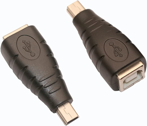 Adaptador Usb 2.0 Tipo B A Mini Usb De 5 Pines Tipo B Hembra