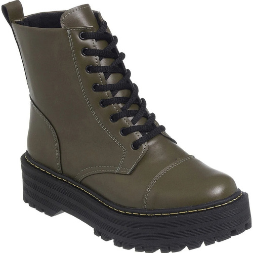 Bota Femenina Tractorada Plataforma Lumiss Colores