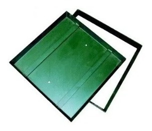 Imagen 4 de 5 de Tapa Camara Septica 40x40 Cm De Chapa Y Acero Inoxidable