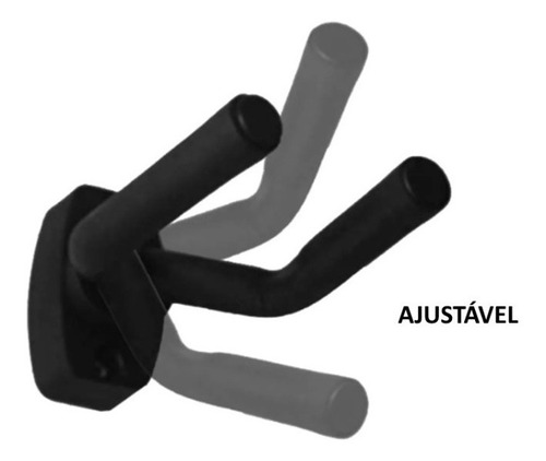 Imagem 4 de 4 de Suporte De Parede Para Violão Guitarra Baixo Violino Ukulele
