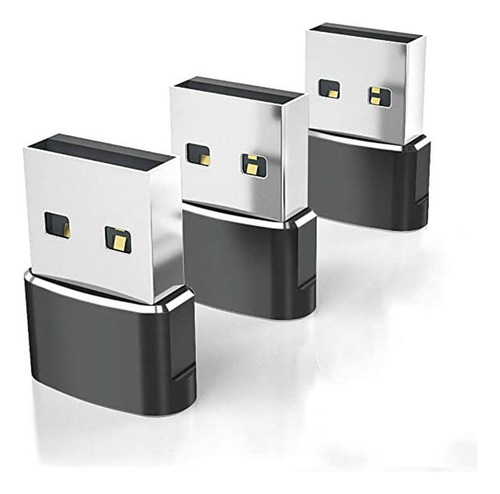 6 Convertidor Rápido De Enchufe Adaptador Tipo.1 A Usb