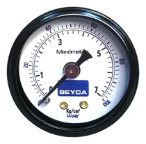 Comprar Manómetro 7 Kg\u002Fcm² 40 Mm Rosca 1\u002F8 Posterior Beyca Mm40-35 7