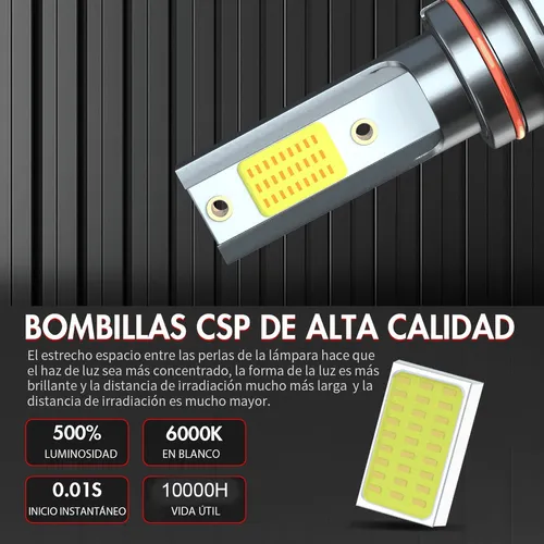 Bombilla Led 9005 9006 For Faros Delanteros, Luz Alta/baja
