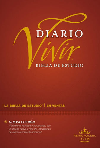Biblia De Estudio Diario Vivir Tapa Dura Reina Valera 1960