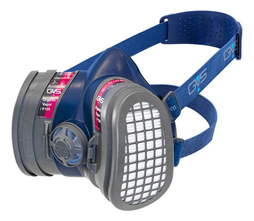 Gvs Spr657 Máscara Perfil Bajo Filtros Polvo Y Gases M/l Mmg