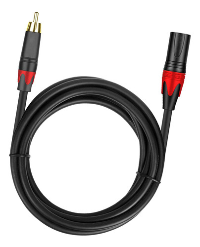 Cable De Micrófono Xlr Rca Más Claro Hembra A Macho 1m