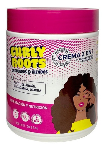 Curly Roots Crema 2 En 1 - g a $53
