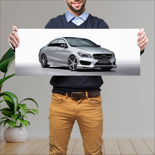 Cuadro 30x80cm Auto 2013 Mercedes Benz Cla Class 130