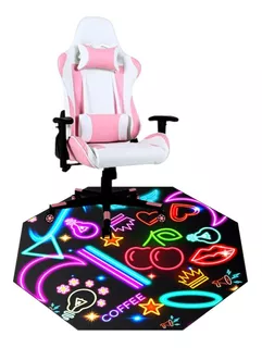 Alfombrilla Gamer Para Sillas. Tapete Neon Girls