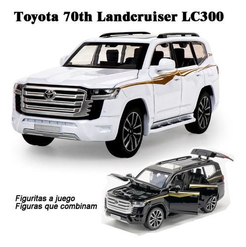 70th 2023 Toyota Land Cruiser Lc300 Miniatura Metal Coche