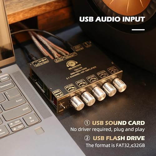 Pack Amplificador Bluetooth 2.1tb21 Pro Con Control De Grave