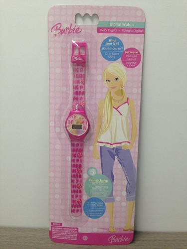 Reloj Digital De La Barbie 100% Original