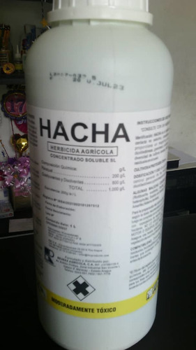 Imagen 2 de 10 de Herbicida Gramoson (hacha) El Litro