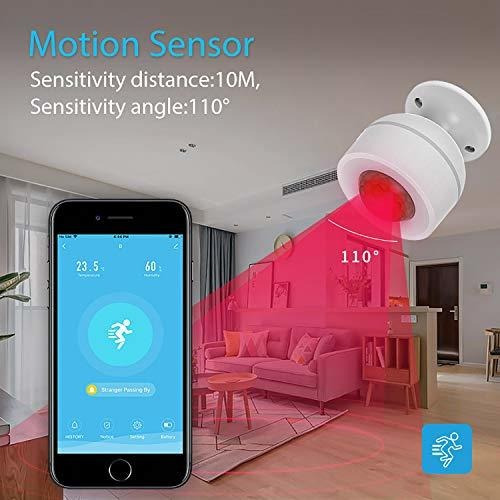 Pir Motion Sensors Wifi Detector With Temperature And