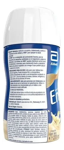 16 Ensure Advance X 220 Ml - mL a $73