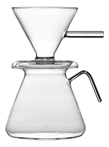 600ml Pour Over Coffee Maker Reusable Glass Jar