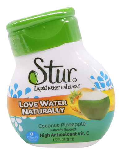 Stur Mezcla De Agua De Coco Y Pia, 1.62 Onzas