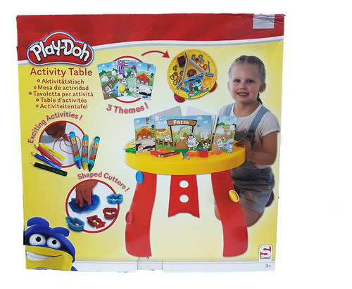 Mesa De Actividades 3 Temas Play-doh Activity Table