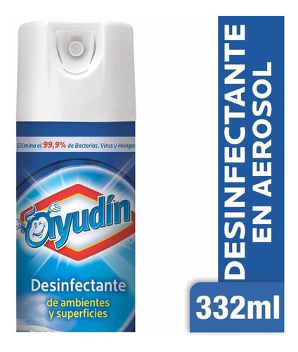 Ayudin Desinfectante En Aerosol 332ml Pack X 6 Unidades