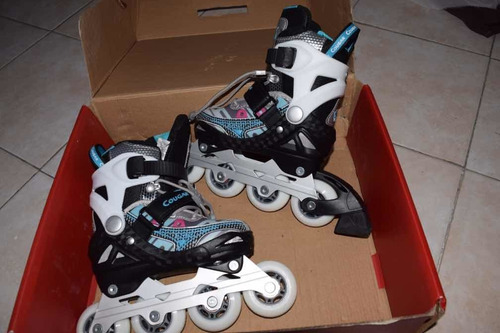 Patines Ajustables (17-20) Cougar Cr3 Lively Azul Para Niñ@