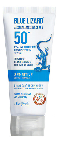 Blue Lizard Protector Solar Mineral Sensitive Spf 50+, 89ml