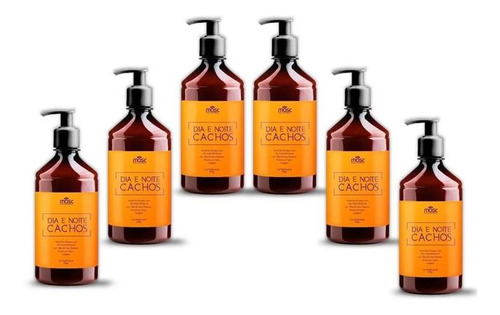 Imagem 1 de 7 de Kit Com 6 Ativador De Cachos 500gr, Óleo De Côco E Colágeno