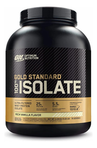 Optimum Nutrition Gold Standard 100 Isolate 5 Lbs Mer Env