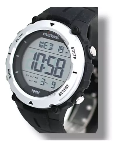 Reloj Pulsera Para Hombre Mistral Gadw-1161-01 Sumergible Color de la malla  01