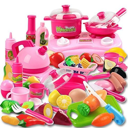 Juego De Cocina De Cocina De 42 Piezas Chicas Niños Juego De