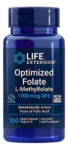 Life Extension Optimized Folate - Unidad a $1045