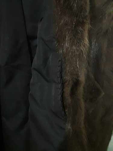Tapado / Saco De Piel Natural Impecable! No Te Lo Pierdas!