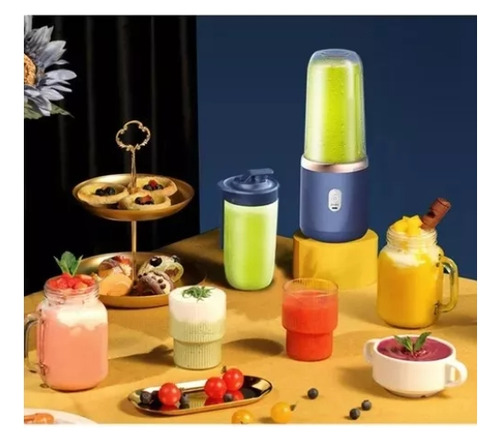Mini Licuadora Usb Portátil De 400 Ml