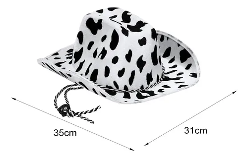 Sombrero De Vaquero Con Estampado De Vaca Sombrero De